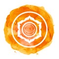 Chakra symbol Royalty Free Stock Photo