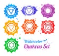 Chakra symbols.