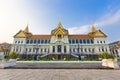 Chakri Maha Prasat Throne Hall at Grand palace, Wat pra kaew wit Royalty Free Stock Photo
