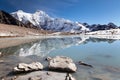 Chakung peak or mount Hungchhi (7029m) Royalty Free Stock Photo