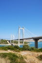 Chalkida bridge in Evia, Greece Royalty Free Stock Photo