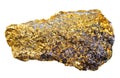 Chalcopyrite mineral stone