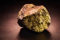 Chalcopyrite ore, is the most common copper and iron sulfide in nature, the main ore