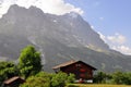 Chalet in berns Alps Royalty Free Stock Photo