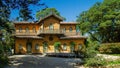 Chalet da Condessa Edla in Pena Park, Sintra Royalty Free Stock Photo