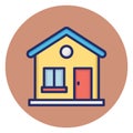 Chalet, home Vector Icon which can easily edit
