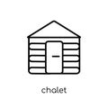 Chalet icon from collection.