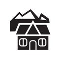 Chalet icon. Trendy Chalet logo concept on white background from