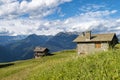 Chalet in the Italian Alps Royalty Free Stock Photo