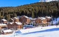 Chalet on the slopes of the valley Meribel. Ski Resort Meribel