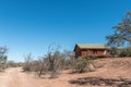 Chalet at Steenbokkie Nature Reserve near Beaufort West Royalty Free Stock Photo