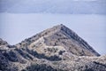 Chalet on the top the mountain Royalty Free Stock Photo