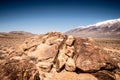 Chalfant Valley with its famous petroglyphs in the rocks