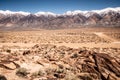 Chalfant Valley with its famous petroglyphs in the rocks