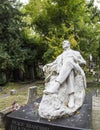 Chaliapin-singer tomb in novodevichy cemetery , moscow