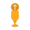 Chalice with an hostia Royalty Free Stock Photo