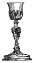 Chalice of after Pierre Germain, vintage engraving Royalty Free Stock Photo