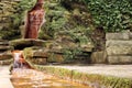 Chalice Well Spring, Glastonbury, UK Royalty Free Stock Photo