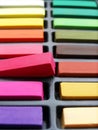 Chalk artist pastels colorful