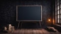 chalk black board blank empty blackboard chalkboard background Royalty Free Stock Photo