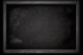 Chalk Board, Black Dark Grunge Texture Background - Generative AI Royalty Free Stock Photo