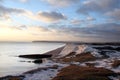 Chalk cliff hill seaside seven sisters england