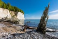 Chalk cliff on the island Ruegen