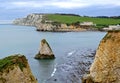 Chalk Cliffs, Freshwater Bay, Isle of Wight, England