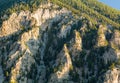 Chalk cliffs of Mt Princeton Colorado Royalty Free Stock Photo