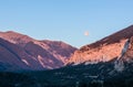 Chalk cliffs of Mt Princeton Colorado Royalty Free Stock Photo