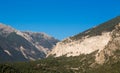 Chalk cliffs of Mt Princeton Colorado Royalty Free Stock Photo