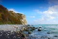 Chalk cliffs (Ruegen, Germany) Royalty Free Stock Photo