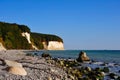 Chalk cliffs (Ruegen, Germany) Royalty Free Stock Photo