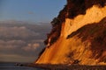 Chalk cliffs (Ruegen, Germany) Royalty Free Stock Photo