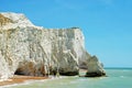 Chalk cliffs seaford england