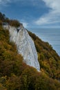 Chalk Coast of Ruegen Island. german Baltic Sea Royalty Free Stock Photo