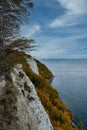 Chalk Coast of Ruegen Island. german Baltic Sea Royalty Free Stock Photo