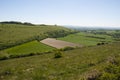 Chalk downland landscape in Dorset Royalty Free Stock Photo