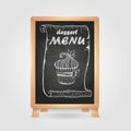 Chalk drawings. Retro typography Royalty Free Stock Photo