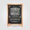 Chalk drawings. Retro typography Royalty Free Stock Photo