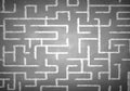 Chalk drawn maze Royalty Free Stock Photo