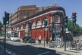 Chalk Farm Tube station on Adelaide Road in the London Borough of Camden Royalty Free Stock Photo