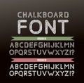 Chalk font in two variations