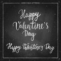 Chalk lettering - Valentines Day