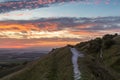 Sunrise at Ditchling Beacon