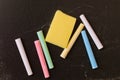 Chalk pieces Royalty Free Stock Photo