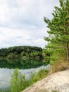 Chalk quarry in Belarus