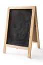 Chalk rubbed out on blackboard isolated