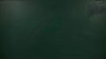 Chalk rubbed out on green chalkboard background Royalty Free Stock Photo