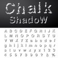 Chalk simple shadow